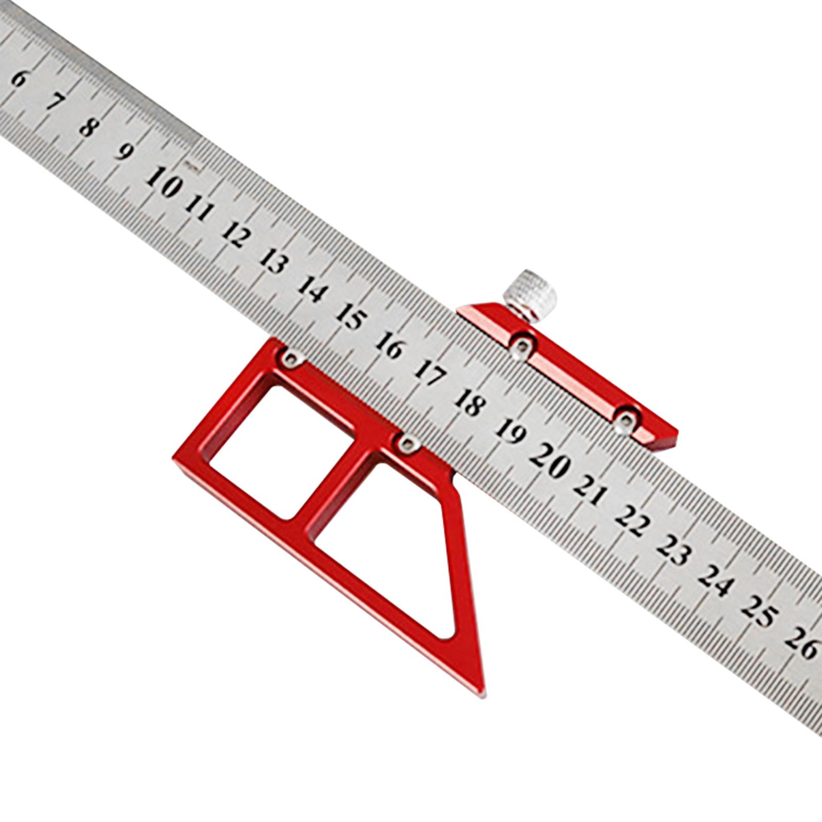45 90度マイター三角定規、45 90度鋼製定規、位置決め - Woodworking For Engineers のレビューと価格