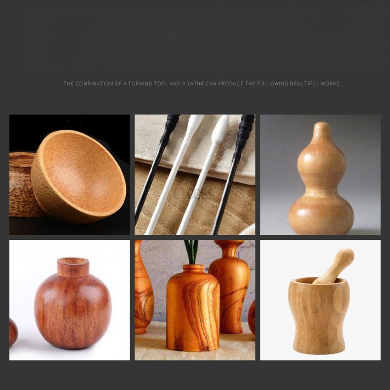 新しい8個/セット木工彫刻刀旋盤チゼルセット旋削工具木工用ガ - Skew Chisel Wood のレビューと価格