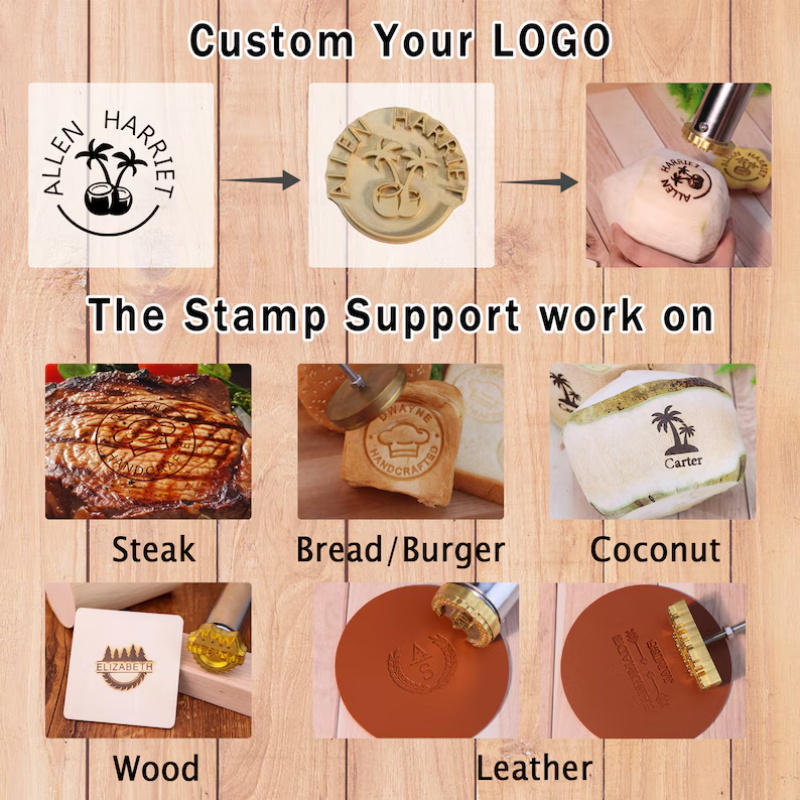 木工用カスタムウッドブランドアイロン、パーソナライズロゴデザ - Woodworking Logo Design Free のレビューと価格