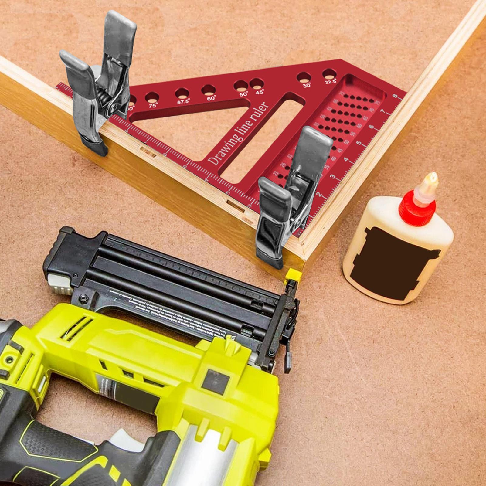 3D スクエア木工 22.5-90 度高精度マルチアングルレ - Woodworking For Engineers のレビューと価格