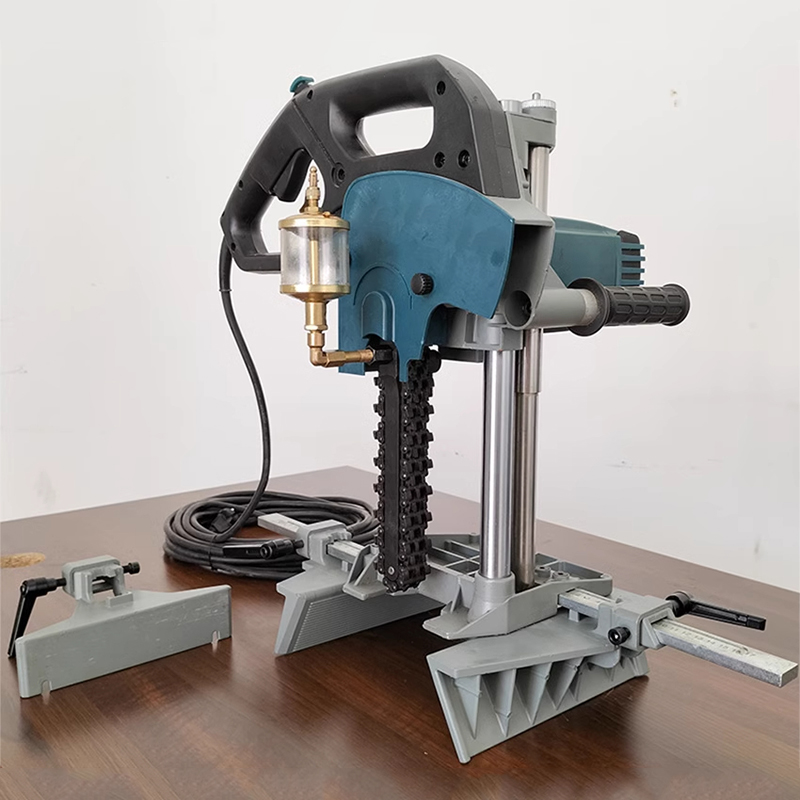 木工用ポータブル角穴加工機チェーンソー古建築パビリオン穿孔機 - Woodworking Machines のレビューと価格