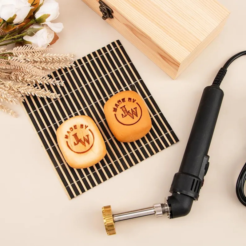 M8カスタムブランド刻印鉄印、パーソナライズされた革製真鍮エ - Woodworking Logo Design Free のレビューと価格